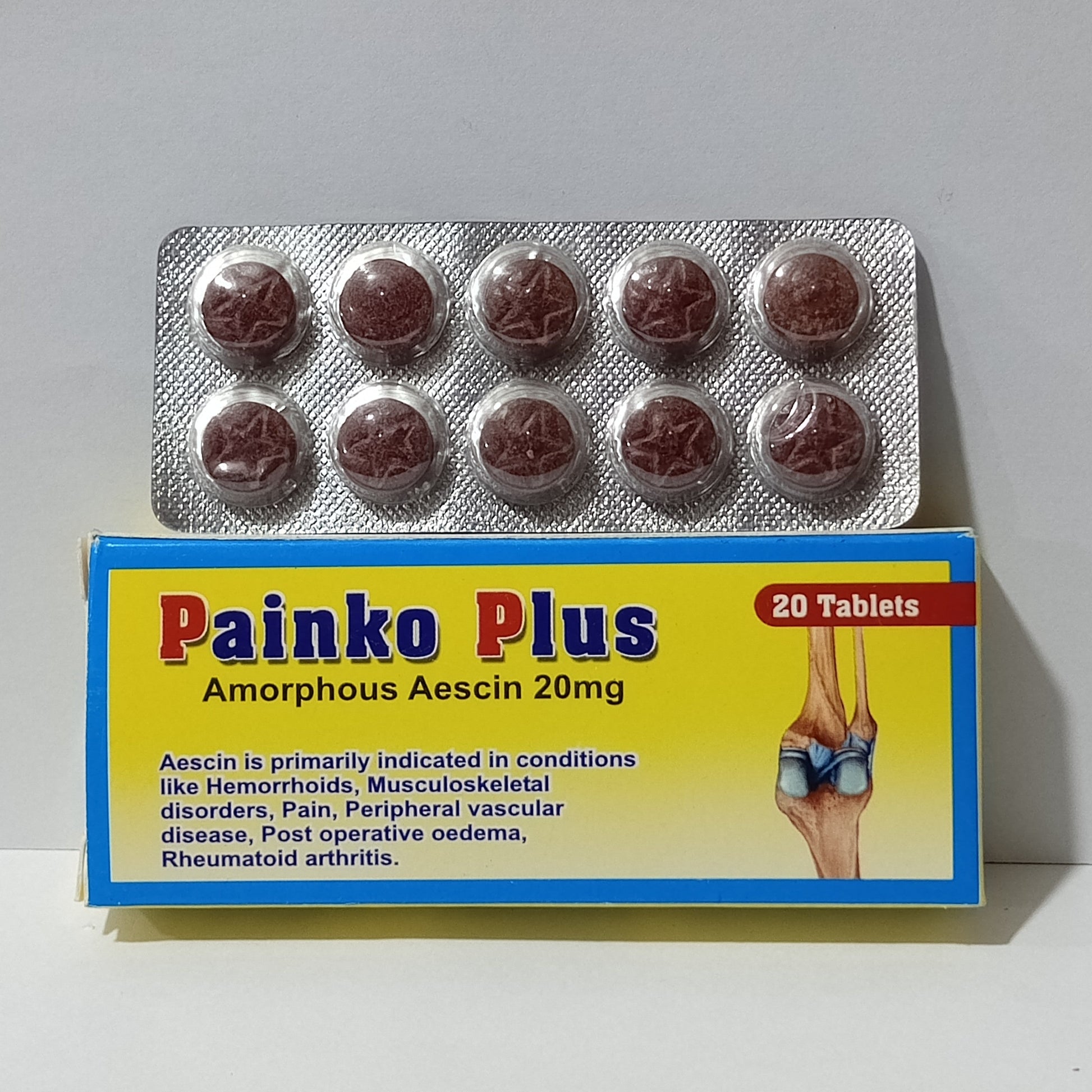 Painko plus Tablets 20mg for Joint Pain Treatment